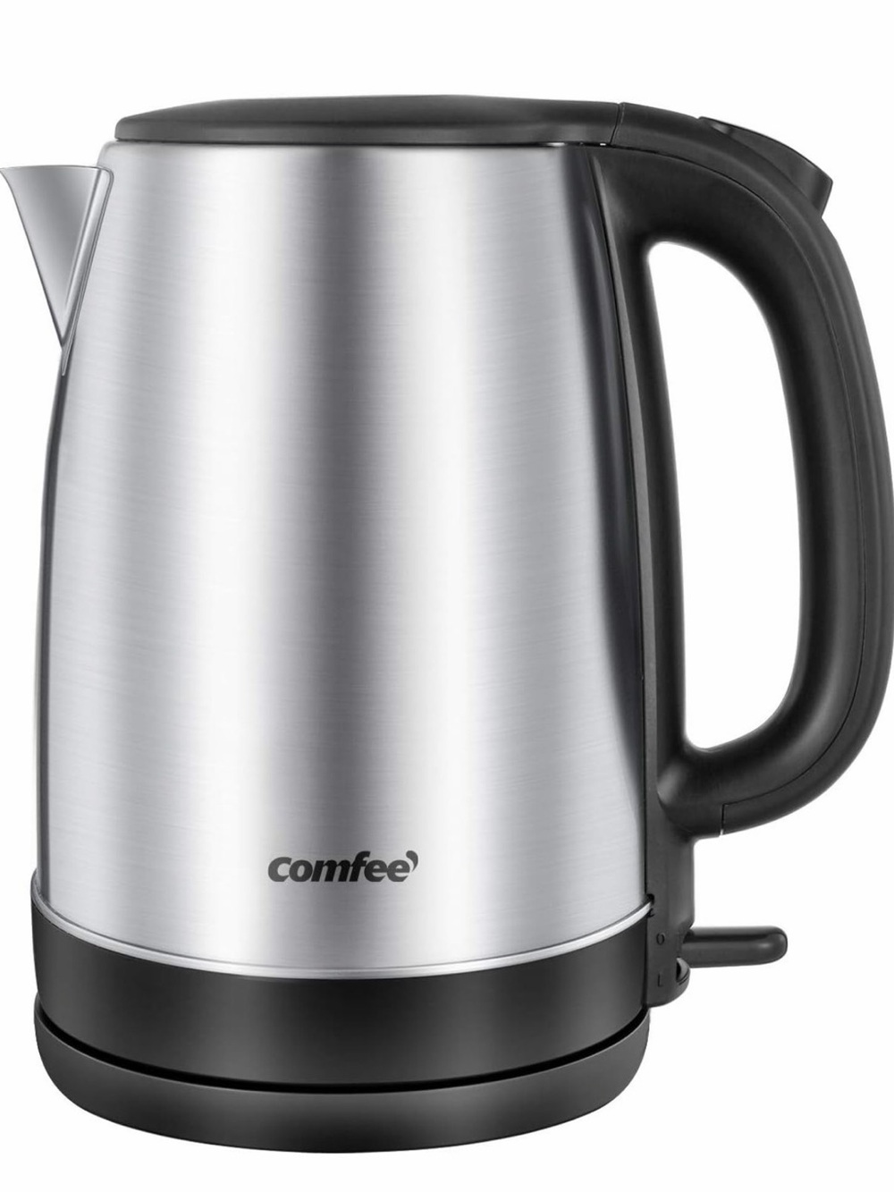 Comfee Stainless Steel Electric Kettle - Silver & Black
